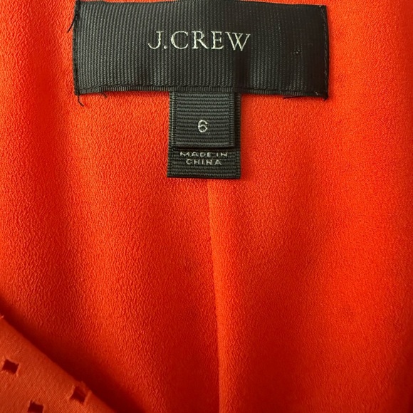 J. Crew Orange V-Neck Dress - Picture 2 of 9